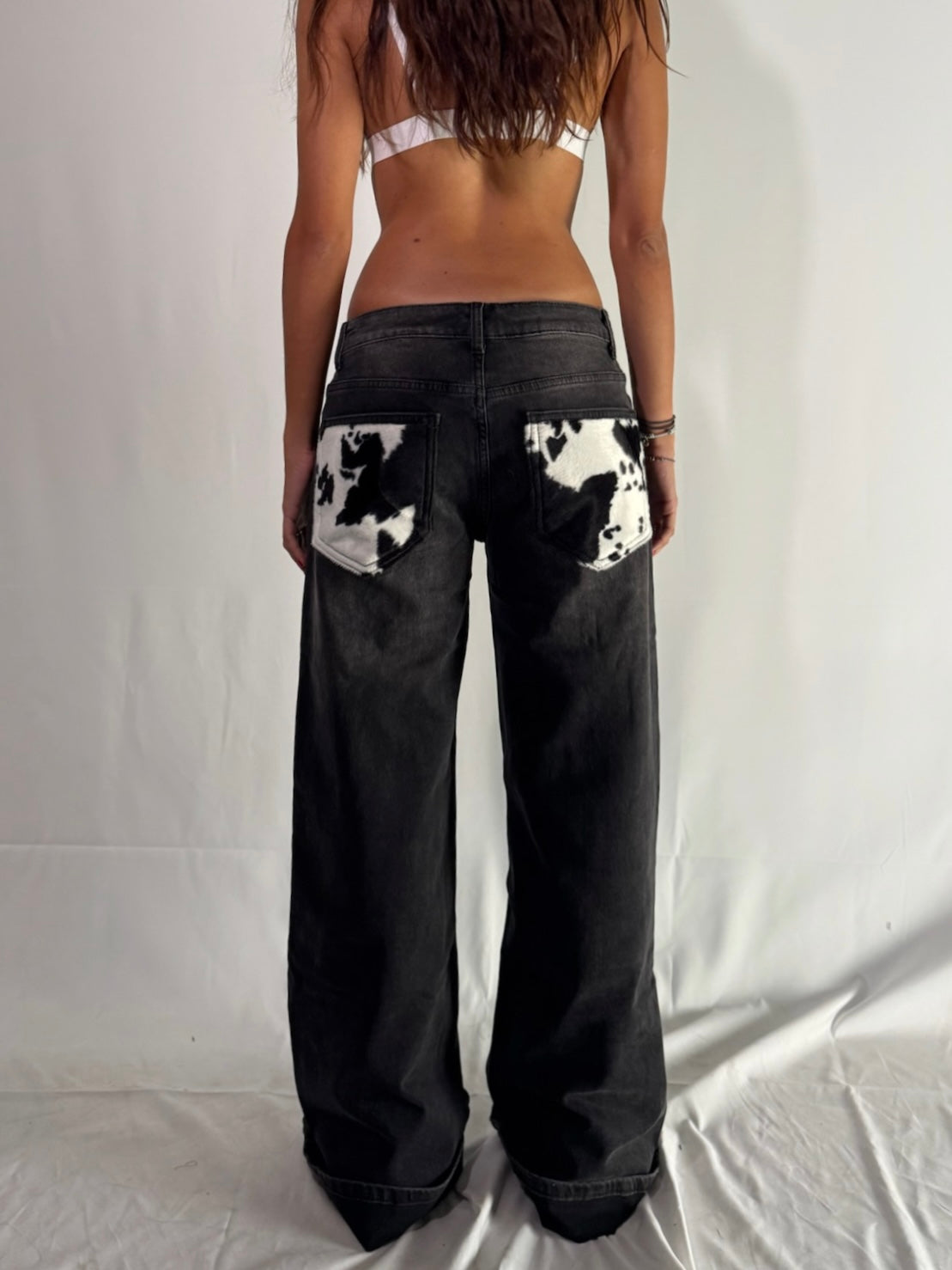 Jeans Cow-Black