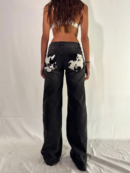Jeans Cow-Black